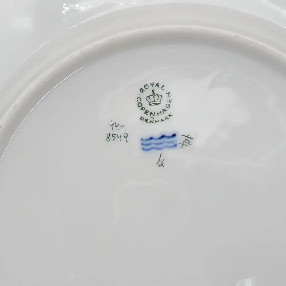 4 settings - Royal Copenhagen 'Henriette' 10.25 Inch Dinner Plates #444-8549